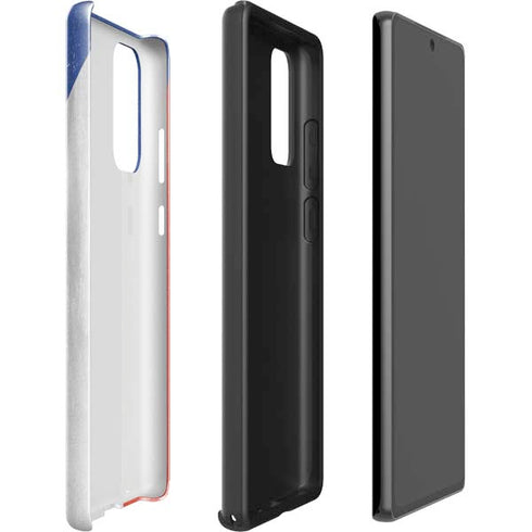 Czech Republic Flag Distressed Galaxy Note20 5G Pro Case